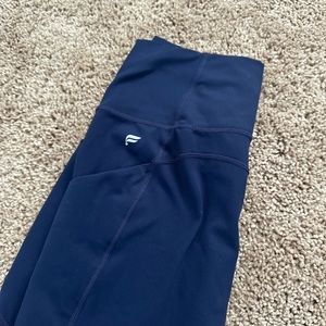 Fabletics navy blue leggings NWOT